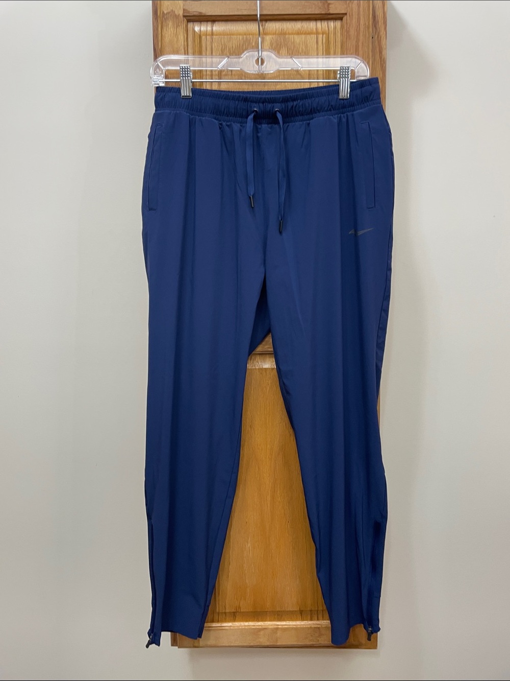 Saucony Navy Blue Joggers with Drawstring Size Medium